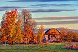 Autumn Barn At Sunrise_18100